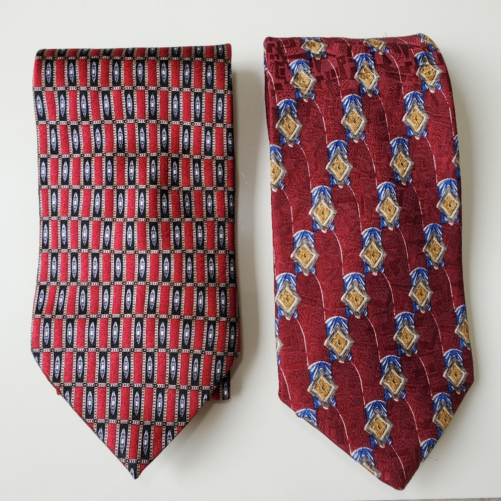 2 ties. Robert Talbott & Valerio Garati